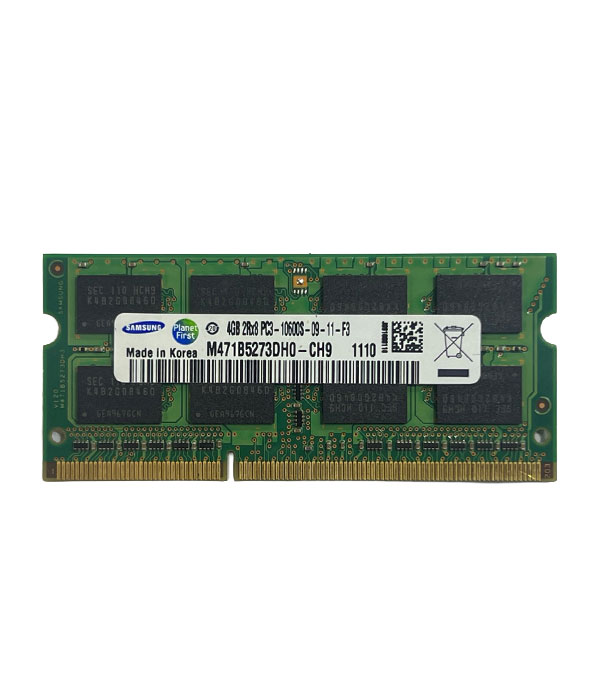 رم لپ تاپ SAMSUNG 4GB DDR3 Laptop RAM 10600V